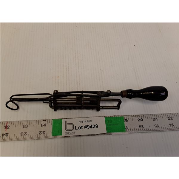 Antique Apple Corer/Peeler 9.5"