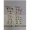 Image 1 : (4) Pages of 1980s Uncirculated Canadian Collector Stamps- Jacques Cartier, Misc.