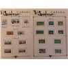 Image 2 : (4) Pages of 1980s Uncirculated Canadian Collector Stamps- Jacques Cartier, Misc.