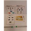 Image 1 : (4) Pages of 1990s Uncirculated Canadian Collector Stamps- Rivers, Misc.