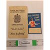 Image 1 : Vintage War Savings Certificate Book