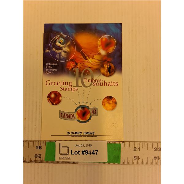 Lot of 1994 Uncirculated Canadian Greeting Stamps