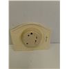 Image 2 : Vintage Ceramic Wall Clock 9" x 7"