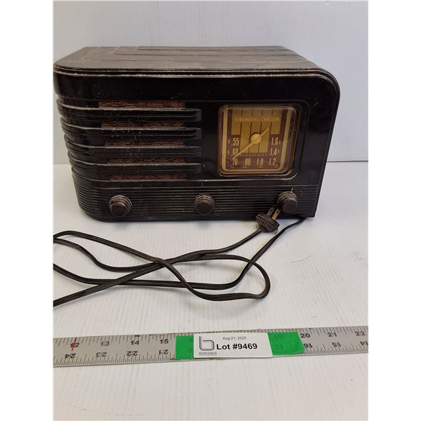 Vintage Stromberg- Carlson Radio Receiver- As Is 13.5" x 8.25" x 8"