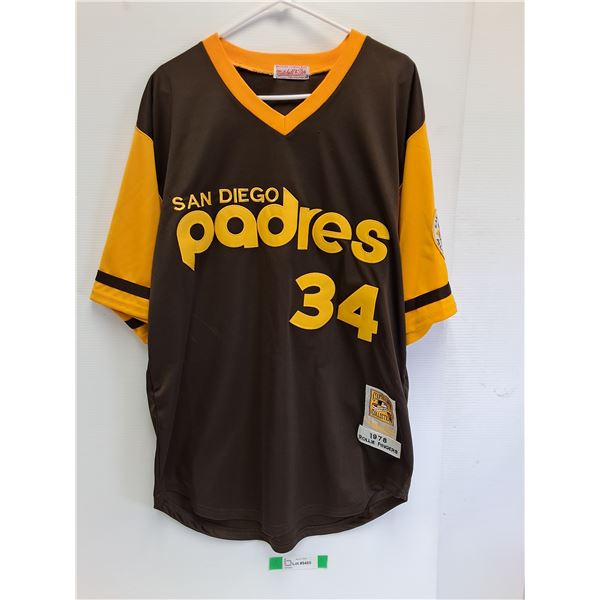 Rollie Fingers #34 San Diego Padres Jersey- Size 48
