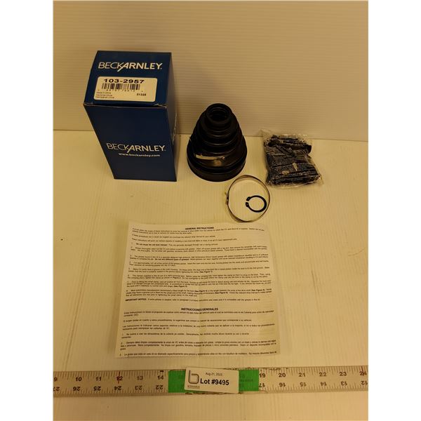 BeckArnley CV Boot Kit- Appears NIB