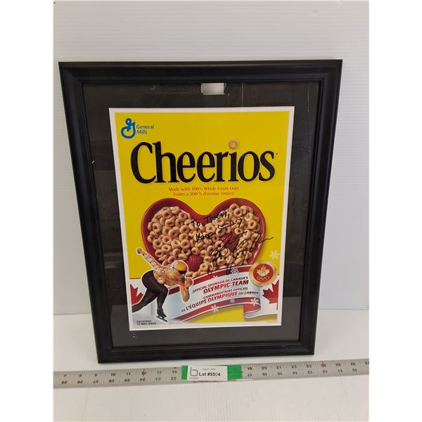 Framed & Autographed Catriona Le May Doan Promotional Photo 18.5" x 14.5", Cannot Authenticate