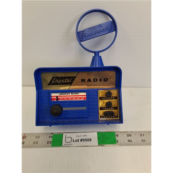 Crystal Radio Plastic Cover Approx. 6.25" x 4.25" x 8.25"