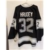Image 2 : Autographed Kelly Hrudey #32 Los Angeles Kings Jersey- XL with Certificate of Authenticity