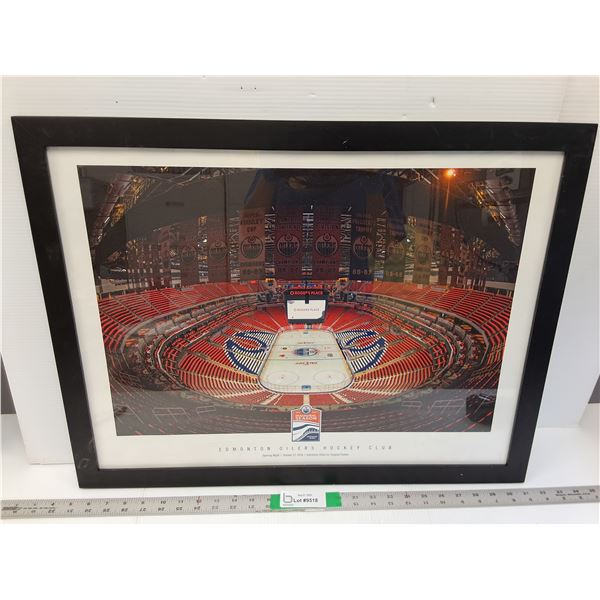 Edmonton Oilers Hockey Club 2016 Framed Photo 26" x 20"  -  PICK UP
