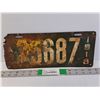 Image 1 : 1918 Saskatchewan License Plate