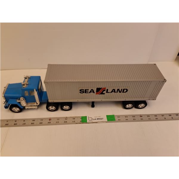 Sea Land Semi Truck & Trailer 19.25" Long