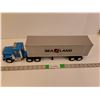 Image 1 : Sea Land Semi Truck & Trailer 19.25" Long