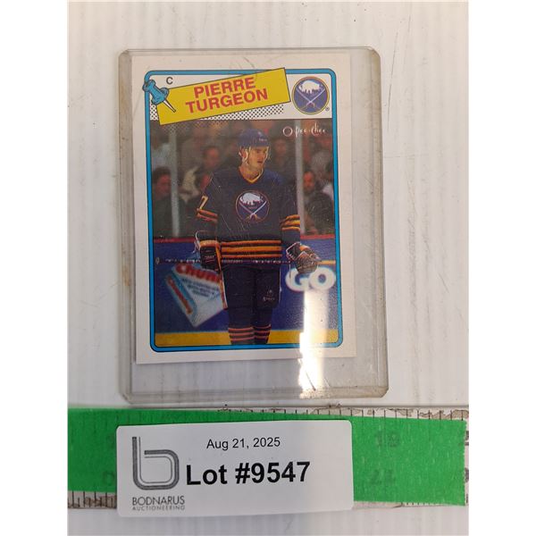 Pierre Turgeon 1988 O-Pee-Chee Hockey Card- Cannot Authenticate