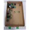 Image 1 : Lot of Vintage Marbles Up to 1 Inch