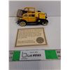 Image 1 : 1:32 Scale 1932 Ford Sedan Model Car with Certificate of Authenticity- Two Broken Wheels