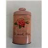 Image 4 : (3) Vintage Tins Up to 3.75" Tall- Blue Ribbon Coffee, Gin Pills, Damask Rose Talcum Powder