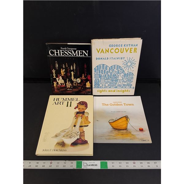(4) Vintage Books- Chessmen, The Golden Town, Misc.