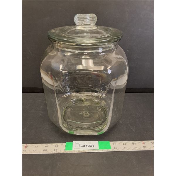 Peanut Storage Jar 10" Tall