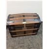 Image 1 : #Wooden Storage Chest on Wheels 32" x 25" x 19.5"  -  CANNOT SHIP