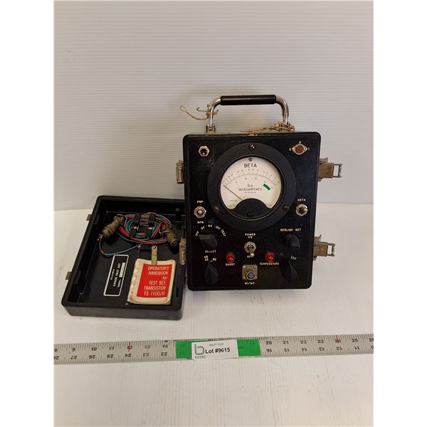 Vintage Sierra Electronics Corp. Transistor Test Set- As Is