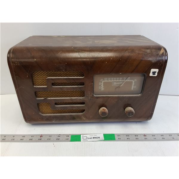 Vintage Marconi Radio- As Is 15.5" x 7.5" x 9"