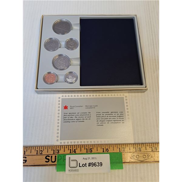 Royal Canadian Mint 1985 Coin Collection w/Collectors Boxes