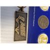 Image 6 : Prime Ministers Commemorati Medallions & Floral Emblems Tokens & Saskatoon Blades & U of S Key Chain