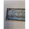 Image 2 : Canadian Five Dollar Bill - 1954