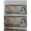 Image 2 : ^(4) Canadian One Dollar Bills (Sequential Series of Numbers) - 1973