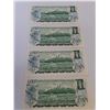 Image 4 : ^(4) Canadian One Dollar Bills (Sequential Series of Numbers) - 1973