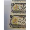 Image 4 : ^(4) Canadian One Dollar Bills (Sequential Series of Numbers) - 1973