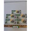 Image 1 : ^(5) Canadian Twenty Dollar Bills (Sequential Order) - Issued 2004, Printed 2010 - Uncirculated