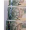 Image 7 : ^(5) Canadian Twenty Dollar Bills (Sequential Order) - Issued 2004, Printed 2010 - Uncirculated