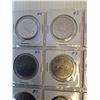 Image 4 : (2) Folder Pages of Canadian Dollar Coins - 1970-1994 Collection
