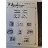 Image 4 : Vintage Uncirculated Canadian Parliament Stamp Collection Binder w/ Partial Pages
