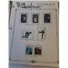 Image 5 : Vintage Uncirculated Canadian Parliament Stamp Collection Binder w/ Partial Pages