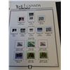 Image 7 : Vintage Uncirculated Canadian Parliament Stamp Collection Binder w/ Partial Pages