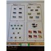 Image 1 : (4) Full Sheets of Vintage Uncirculated Canadian Parliament Stamp Sheets - Pages 154, 55, 57, 60