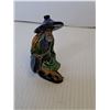Image 2 : Mudmen Figurine - Man Legs Crossed (Fisherman Style)  - 3.25" - China Stamped