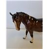 Image 2 : Beswick Horse Figurine #976 - Brown Mare - Facing Left Version