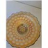 Image 4 : Vintage Carnival Glass Coin Dot Bowl - 7" x 2.5"