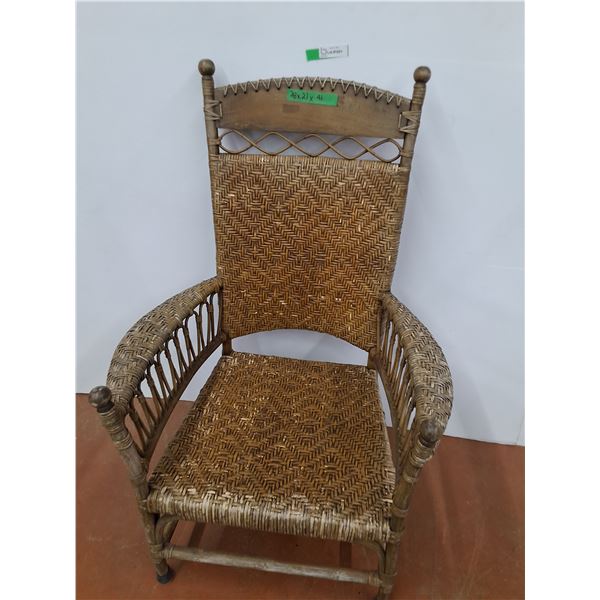 *Wicker Arm Chair- Cannot Ship