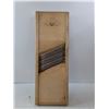 Image 6 : Wooden Kraut Cabbage Slaw 3 Blade Slicer- 25" x 9" x 4"
