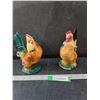 Image 1 : (2) Ceramic Hens- 7"