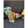 Image 3 : Rooster Planter & Hen Statue