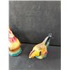 Image 3 : (2) Ceramic Roosters