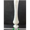 Image 1 : Milk Glass Flower Vase- 20.5