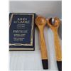 Image 2 : John Le Carré Book, (2) Picture Frames, Picture & Salad Spoons