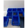 Image 2 : (17) Small Plastic Storage Containers- 4" x 6" 3"